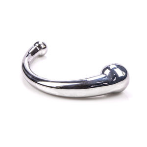 Alat Pijat Tongkat G Stainless Steel Ujung Ganda, Mainan Seks Dildo Sumbat Anal Penis P-spot Baja Tahan Karat untuk Pria dan Wanita - Product Image 5