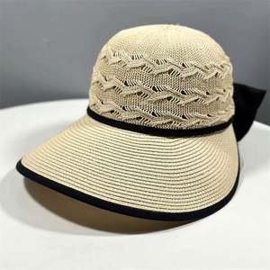 Sombrero de Sol Plegable de Paja Tejida Transpirable con Ala Ancha y Diseño de Lazo, Ideal para el Verano - ¡Venta Caliente! - Product Image 4