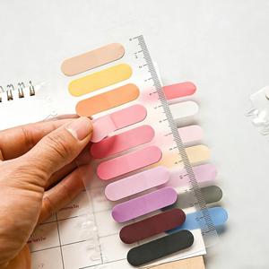 ชุดแท็บโน้ตแบบติดเอง 10 สีพาสเทล/สีอ่อน สำหรับทำเครื่องหมายหน้ากระดาษ ใช้ในสำนักงาน โรงเรียน สำหรับทำเครื่องหมายเอกสารและสมุดบันทึก - Product Image 5