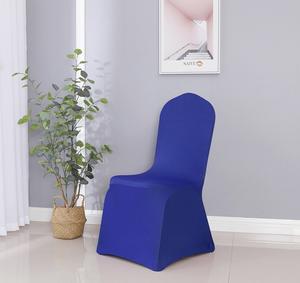 Housses de chaises blanches pour banquets et mariages, housses de chaises élastiques pour conférence d'hôtel - Product Image 2