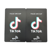 Individuell Bedruckte PVC RFID NFC Matte Karten-Ständer mit NTAG213/215/216 Chips, Programmierbarer QR-Code für Hotel- und Geschäftsnutzung