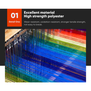 2 tấn 3 mét Vàng Polyester vô tận <span class=keywords><strong>web</strong></span> nâng cáp treo Vòng & Webbing cáp treo - Product Image 4