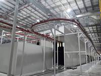 Línea de Recubrimiento en Polvo Electrostático para Equipos Eléctricos con Acabado Aislante GH, Piezas de Transformadores, Horno de Curado para Aluminio