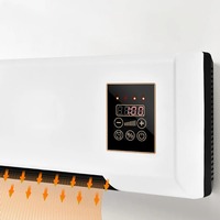 Très efficace 1800W 2-en-1 chauffage électrique climatiseur double usage Mobile petit ventilateur mural salle de bain chambre chauffage