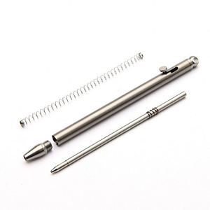 Mini Short Metal Ballpoint <b>Pens</b> Wholesale Titanium Alloy Business Signing <b>Pen</b> with Custom logo Suitable for Corporate Event Gift - Product Image 5