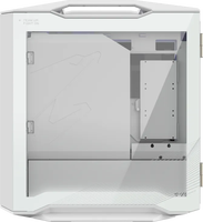 Gabinete para PC Gamer AORUS C601 GLASS ICE Blanco, Mediano, RGB, con Soporte E-ATX y Radiador Frontal de 420mm