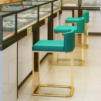 Jade Shop Design moderne comptoir spécial chaise de bureau avec dossier tabouret pour bijoux téléphone portable lunettes magasin bar utilisation