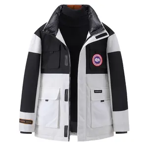 Casacas Parkas çiftler erkek ceket ve mont özel palto yürüyüş giyim rüzgarlık Puffer kış ceket