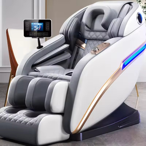Silla de masaje 4D de cuerpo completo 2025 de lujo Zero Gravity SL Track moderna eléctrica 3D cuero <span class=keywords><strong>cabeza</strong></span> <span class=keywords><strong>cuello</strong></span> cintura pie <span class=keywords><strong>y</strong></span> espalda masajeador - Product Image 1