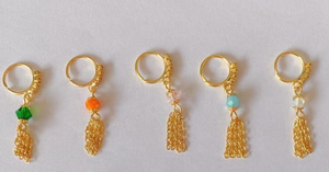 Gaby Anneau de nez en acier inoxydable pour femme Plaqué or Pendentif de créateur Chaîne Tassel Dangling Cute Wholesale <span class=keywords><strong>Piercing</strong></span> for Gift - Product Image 2