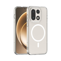 Étui de téléphone portable anti-chute magnétique en TPU+PC transparent de 1,5 mm résistant aux chocs et à la saleté pour OnePlus ACE6/15R/13/15