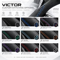 Volant sport en fibre de carbone forgée avec LED pour Honda CR-V Civic 11e génération Si Type R FK7 2021-2026 – Amélioration de l'intérieur de la voiture