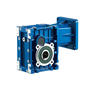 KM Hypoid Speed Reducer Transmission <strong>Gearbox</strong> Semirke 0.11-5.5KW <strong>Bevel</strong> Gear Flange Mounted Flanged Shaft ODM 1400 Input - Product Image 2