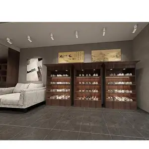 Retail Store Furniture Decoration Shoe Shop Interior Design Names Footwear Shops for Shoe Store