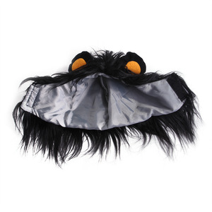 Chapeau de tête de lion pour animaux de compagnie Seedora, écologique, pour Halloween, personnalisé, en tissu imprimé animal, ornement pour cheveux pour chiens et chats, accessoire de Noël - Product Image 5