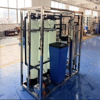 Système de filtration d'eau par osmose inverse commercial 500LPH en acier inoxydable certifié ISO CE pour hôtels et restaurants, auto-nettoyant, faible consommation d'eau usée, OEM