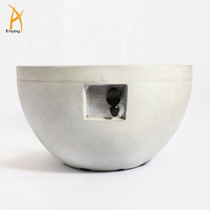 Outdoor Decorative Concrete Propane Gas <b>Fire</b> <b>Pit</b> Bowl with ETL/CE Certification 40000-44999 BTU Eco-Friendly for <b>Fire</b> Table Use - Product Image 2