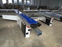 Scie à panneaux coulissante de 3,2 m avec moteur de 5,5 kW, machine de découpe verticale du bois, scie à panneaux pour meubles sur mesure