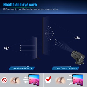 Original de fábrica HD 1080p Hy320 Home Cinema Proyector 4K Home Theater - Product Image 5