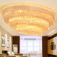Plafonnier led k9 en cristal, art d'intérieur, décoration de salon de luxe