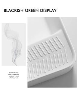 <span class=keywords><strong>Lavabo</strong></span> Quadrato in Ceramica da Appoggio, Piccolo Lavandino Domestico Singolo, <span class=keywords><strong>Lavatoio</strong></span> con Asse per Lavanderia, <span class=keywords><strong>Lavabo</strong></span> da Balcone - Product Image 3