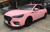 Film de protection de voiture en vinyle rose satiné super mat