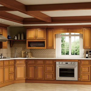 Modern Designs Kitchen Cabinets Hotel Supplier Cottage Style Cabinet Ready Made <b>Solid</b> <b>Wood</b> <b>Bathroom</b> Cabinet Vanity - Product Image 4