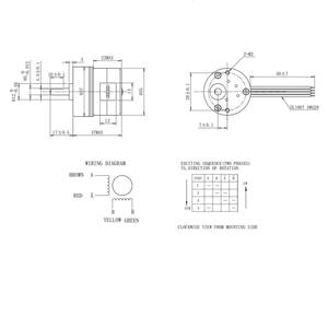 Motor de Passo Híbrido NEMA 35 de 2 Fases, 7.5 DC 12V 0.2A, Alto Torque 0.98N.m, Torque de Retenção, Relação 1:120 para CNC e Impressora 3D - Product Image 3