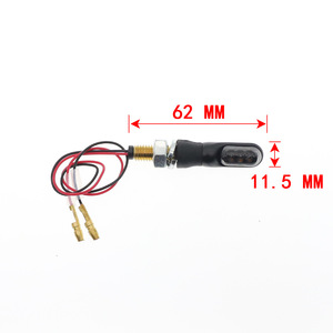 High Brightness LED <b>Mini</b> Blinker Driving Light Flasher Lamp for <b>Motorcycles</b> Waterproof Orange Indicator E-marked Front 5W - Product Image 6