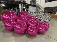 Tente sphérique gonflable réfléchissante en PVC brillant Funcity, facile à installer, idéale pour la décoration de Noël, de mariages et de fêtes