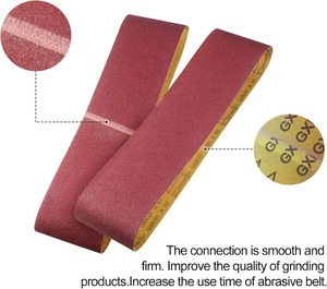 6 pièces de bandes abrasives en oxyde d'aluminium 6x48 pouces, grains 60, 80, 120, 150, 240, 400, personnalisables, OEM, <span class=keywords><strong>pour</strong></span> <span class=keywords><strong>ponceuse</strong></span> à bande - Product Image 4