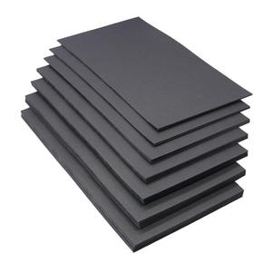 Recycled Black Card <b>Board</b> Paper C2S Pressed Black Paper Uncoated Double Sided Black Cardboard - Product Image 4