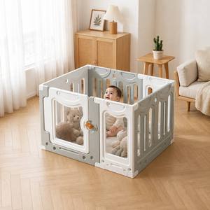 Parc de jeu compact pour bébé à prix <span class=keywords><strong>d</strong></span>'usine, clôture de sécurité intérieure avec portillon, pliable et modulaire pour enfants, tout-petits, crèches, garderies et maisons - Product Image 3