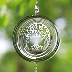 Campanas de Viento Tradicionales de Lujo con Diseño 3D de Animales y Árboles, Acero Inoxidable 304 de 15 cm, Hechas a Mano, Adorno para Jardín y Festividades, Precio de Fábrica - Product Image 4