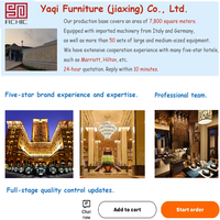Cama de madera maciza de lujo moderna personalizada para muebles de dormitorio de Hotel Dubai Suite de hotel de cinco estrellas para apartamento y Villa