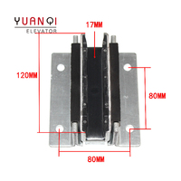 Guide de rail principal d'ascenseur KONE HZ12 Car SLG20 18MM Largeur de fente 17MM Rail de guidage d'ascenseur