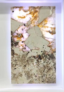 Lastre di Marmo Bianco <span class=keywords><strong>Patagonia</strong></span> Pandora Retroilluminato, Moderne e Lucide, Impermeabili, Economiche dal Brasile per Arredamento Villa - Product Image 2