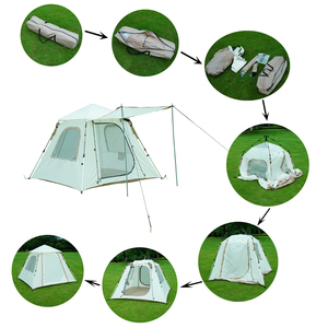 Палатка GSD Outdoors для кемпинга, быстрораскладывающаяся, автоматическая, семейная, для активного отдыха, мгновенная установка, портативная, для походов, быстросборная - Product Image 6