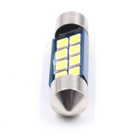 CAR-REFINE Canbus C5W 31/36/39/41mm Luz Interior de 12V sin polaridad para accesorios de coche Bombillas de señal de giro de luz azul