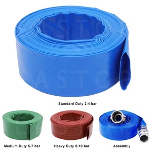 HOT SALE PVC LAYFLAT <strong>DISCHARGE</strong> HOSE PIPE 1 2 3 4 5 6 8 10 12 16 INCH <strong>for</strong> WATER DRAIN PUMP AGRICULTURE IRRIGATION POOL BACKWASH - Product Image 2
