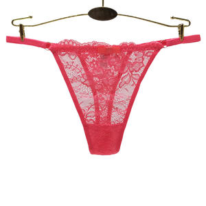 Nieuwe Stijl Damesstring String String Slipje Verstelbare Tailleband Laagbouw Kant Transparant Damesondergoed - Product Image 4