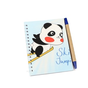 Colorful Cartoon Spiral Notebooks With Pens 105x140mm Digital Printing Student Office Use - Product Image 5