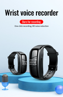 Bracelet intelligent professionnel enregistrement HD réduction du bruit enregistreur vidéo sport montre intelligente enregistreur vocal
