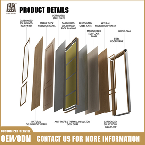 Sang trọng hiện đại biệt thự lối vào cửa trước cho ngoài trời cho phòng ngủ không gian sống an toàn cho phòng tắm sử dụng thanh lịch nội thất ngoại thất - Product Image 5