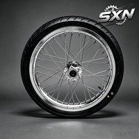 Kit de conversion de roues Supermoto de 17 pouces pour Sur-Ron Light Bee X LBX, aluminium CNC argenté, 1.60 2.15, haute performance électrique