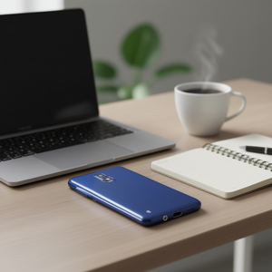 Coque arrière de remplacement bleue pour Samsung Galaxy A10 (modèle A105F) - Product Image 3