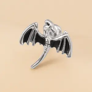 2401 bronze antique flying dragon ear piercing jewelry personality cool studs hipster wholesale cartilage nails