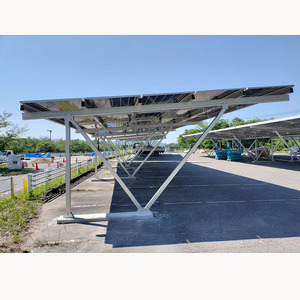 Abri solaire pour voiture à usage domestique, 1 ou 2 voitures, avec structure en aluminium étanche, pour système de montage de carport, coût d'installation - Product Image 4