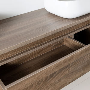 Meuble sous-vasque flottant mural double de luxe extra-large Organisateur de salle de bain Meuble sous-vasque - Product Image 5