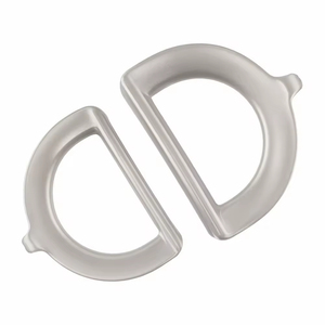 เหล็กกล้าไร้สนิมเกรดสำหรับงานทางทะเล 316 ขนาด 8x50 มม. พร้อมห่วงรูปตัว D และปลอกเหล็ก - Product Image 3